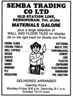 Advert - Semba 1989